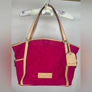 Dooney & Bourke Embossed Large Satchel With Cosmetic Case